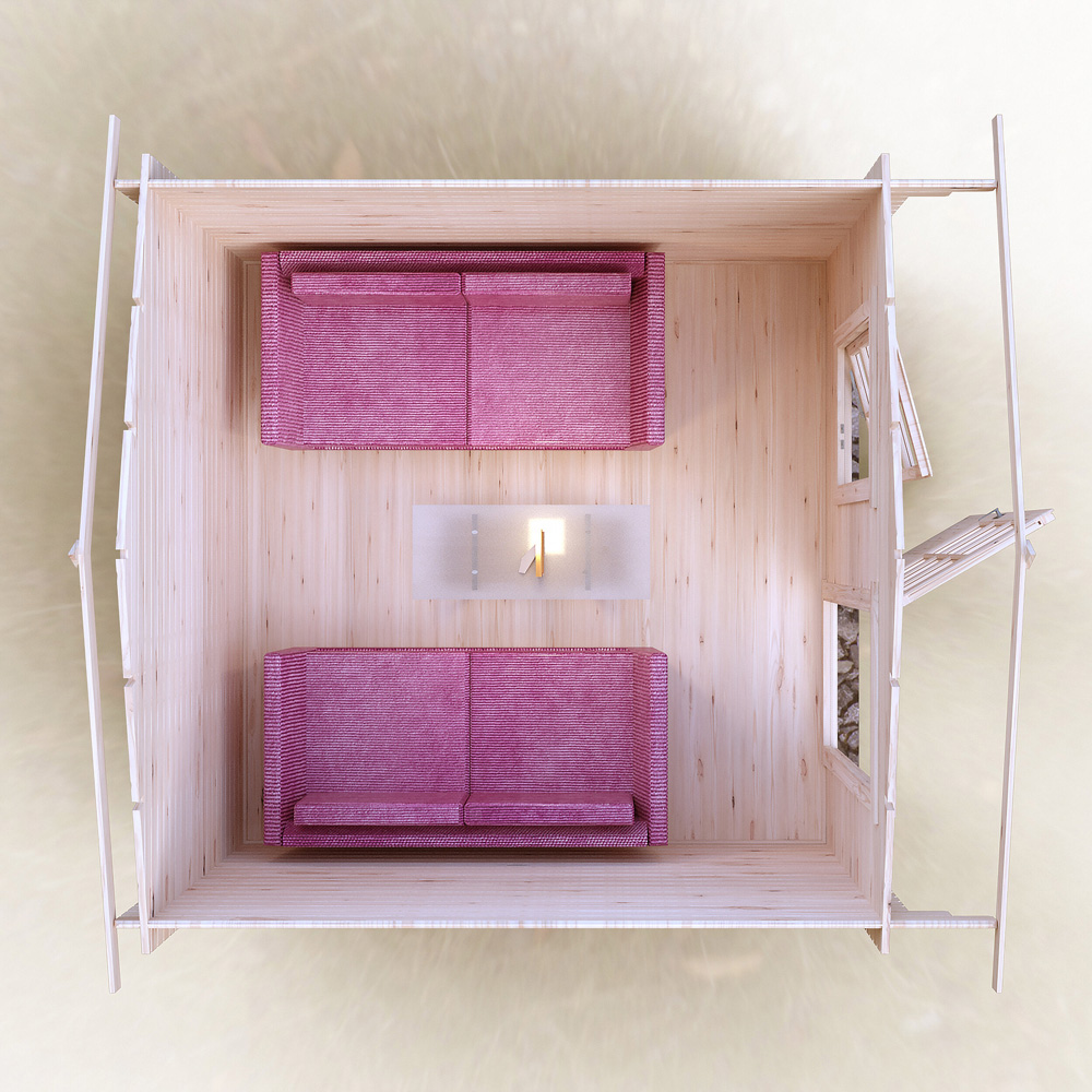 Shire Bucknells 10 x 10ft Pressure Treated Log Cabin Image 4