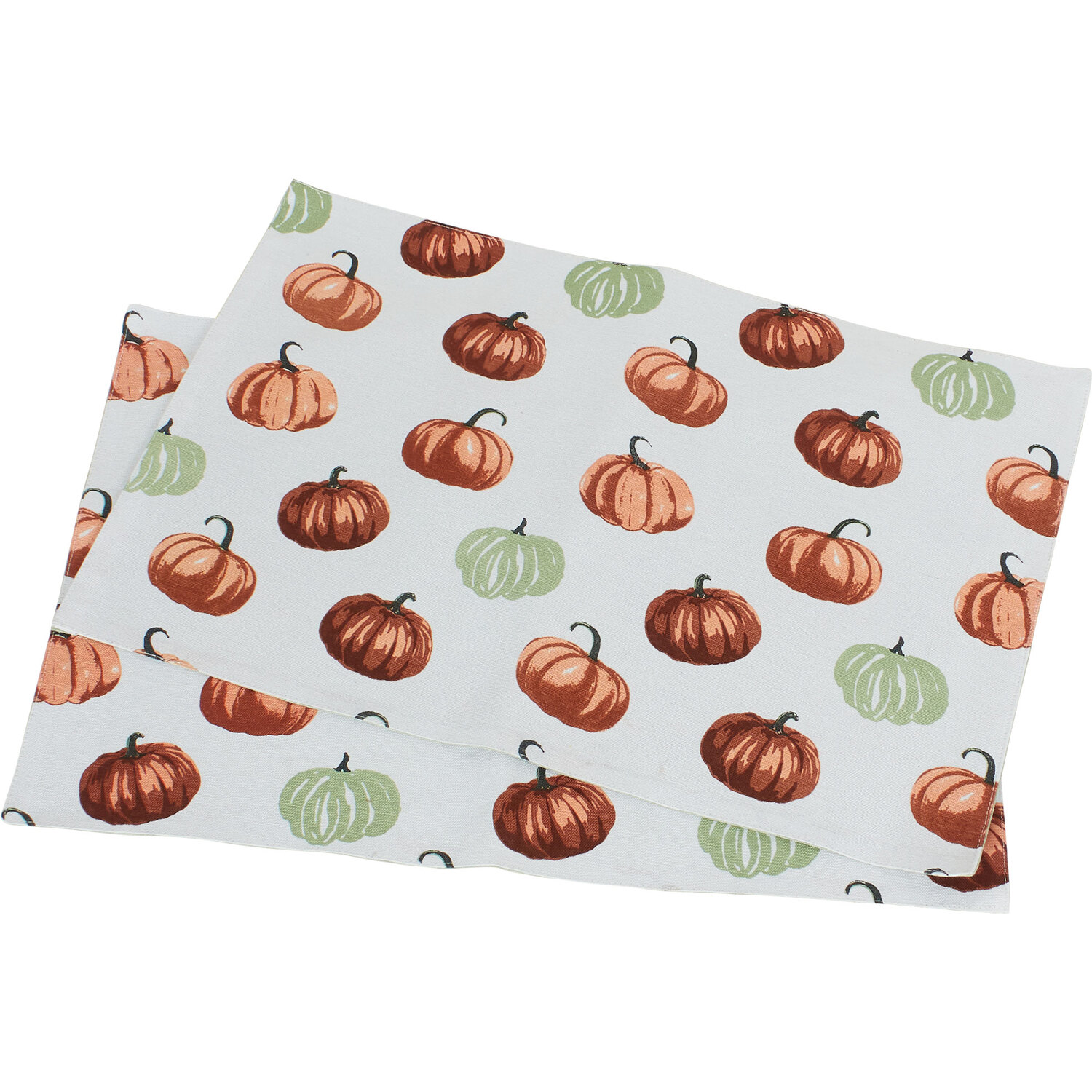 Pack of 2 Pumpkin Placemats - White Image 4