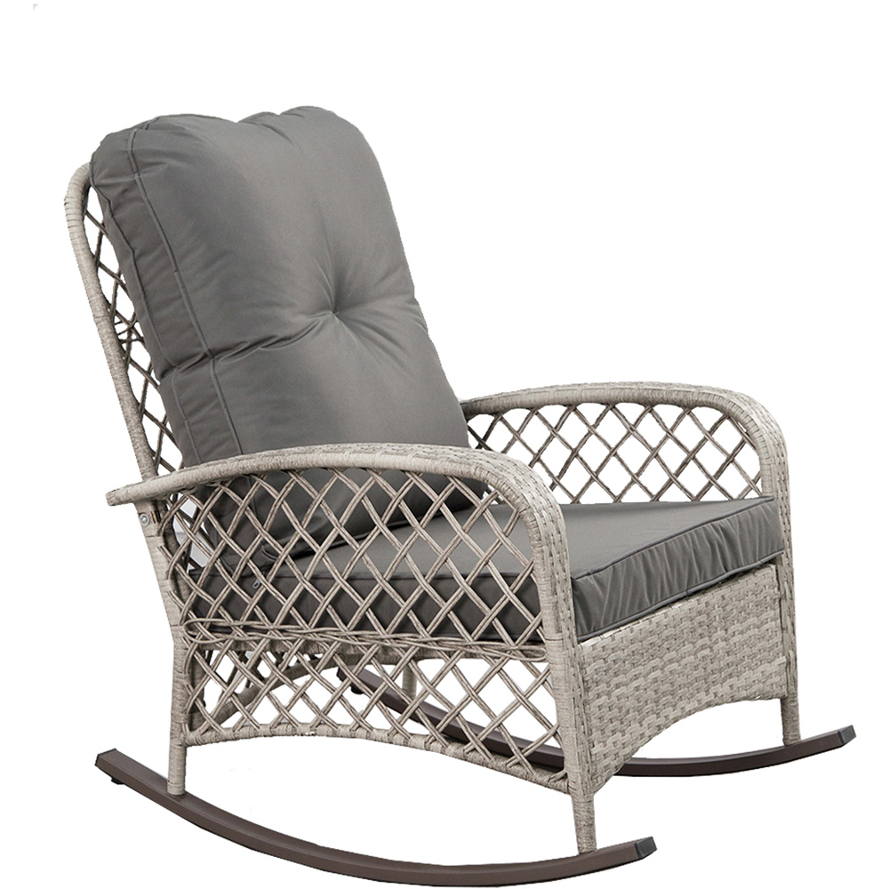 Furniture One Rattan Garden Rocking Chair Image 2