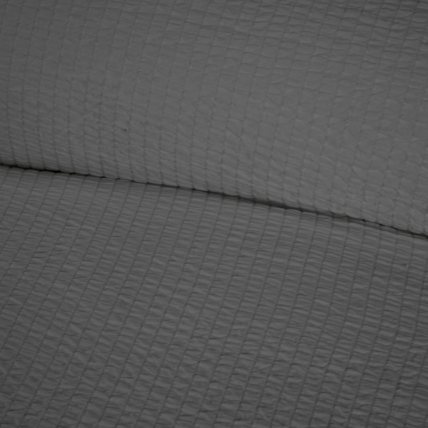 Seersucker Washable Duvet Set Charcoal King Image 2