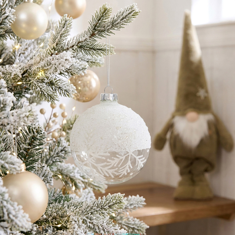 Winter Bauble White Image 2