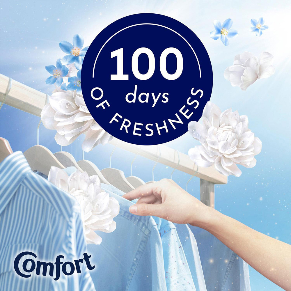 Comfort Pure Gently Fresh Fabric Conditioner 31 Washes 930ml 6 Pack Image 4