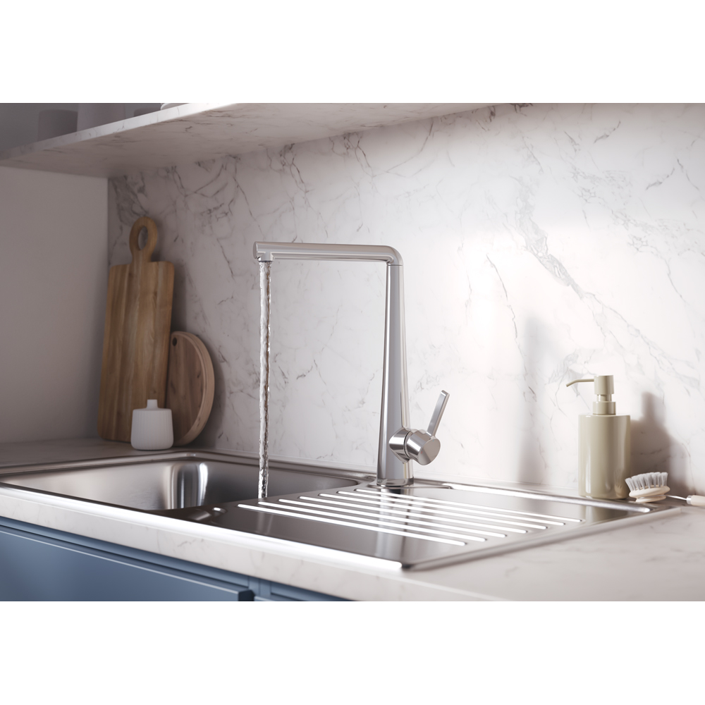 Bristan Pine Chrome Easyfit Kitchen Mono Sink Mixer Tap Image 4