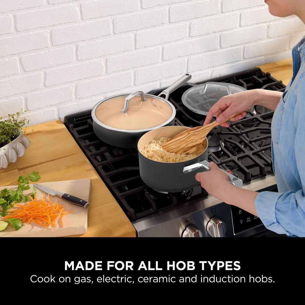 Ninja Extended Life 2 Piece Ceramic Pan Set Image 4