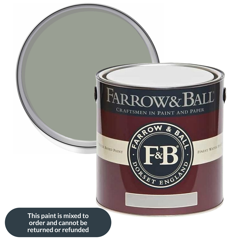 Farrow & Ball Interior Wood and Metal 25 Pigeon Flat Eggshell Paint 2.5L Image 1
