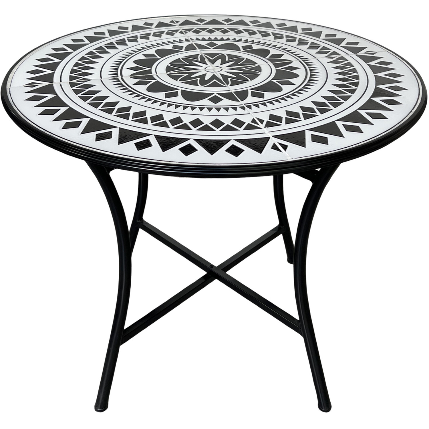 Mabel 4 Seater Dining Set Monochrome Image 3