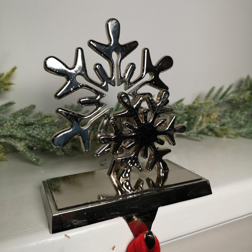 Premier Snowflake Christmas Stocking Hanger 16cm Image 6