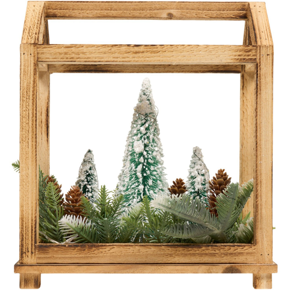 LED Wooden Framed Floristry Scene Image 5