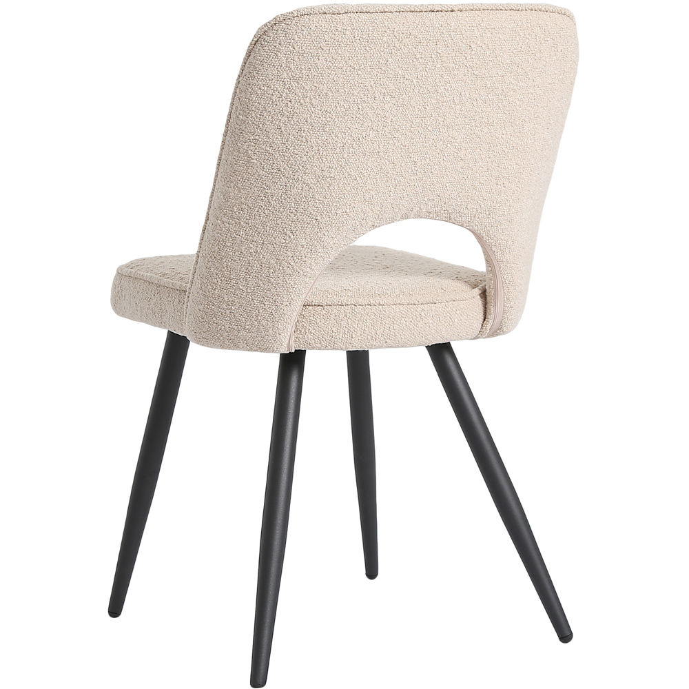 Thetis Set of 2 Boucle Dining Chair Image 4