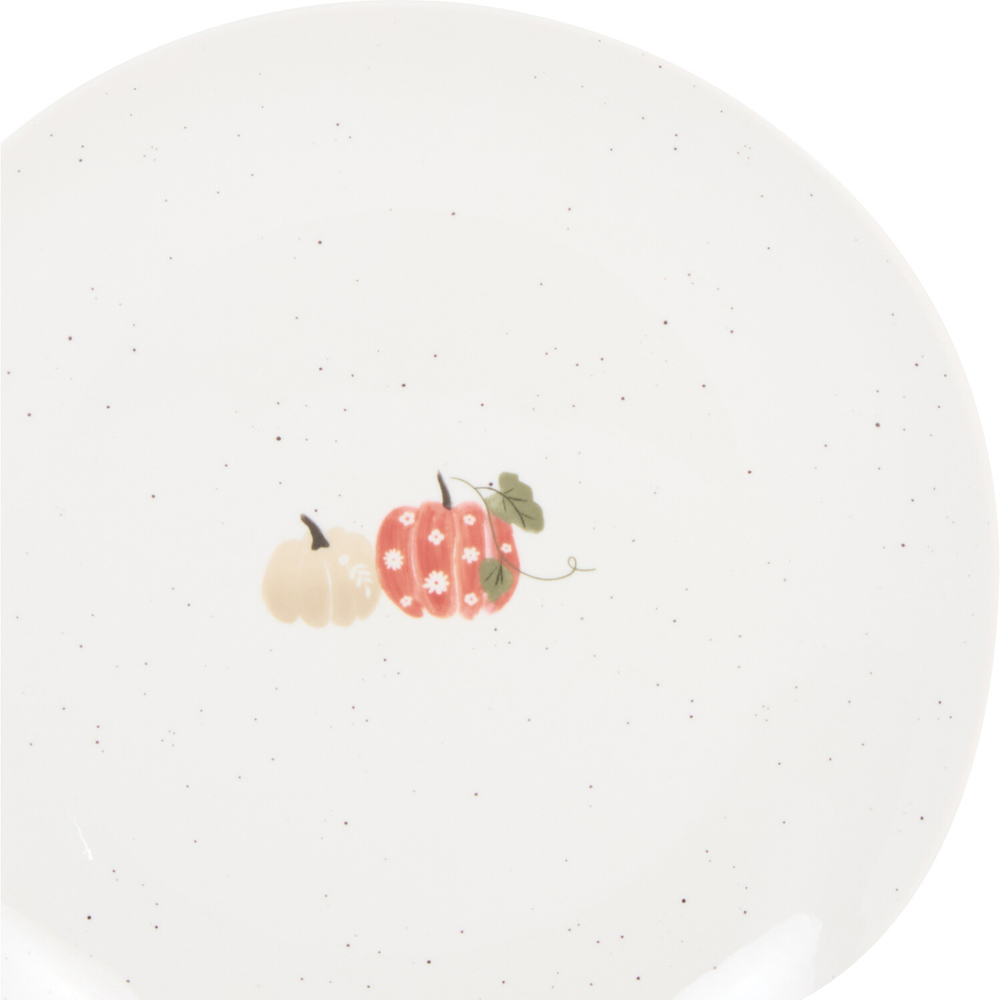 Autumn Print Plate White Dinner Plate Image 5