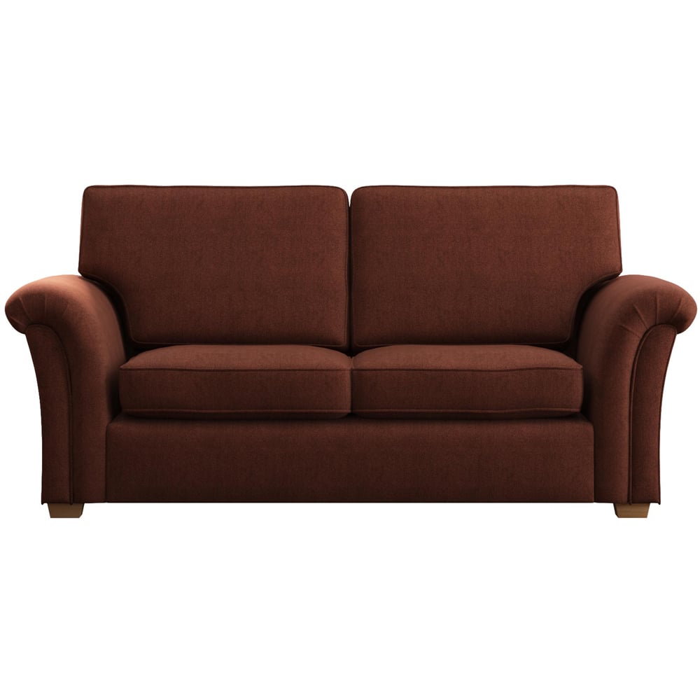 Castleacre 3 Seater Venice Brick Fixed Back Sofa Image 3