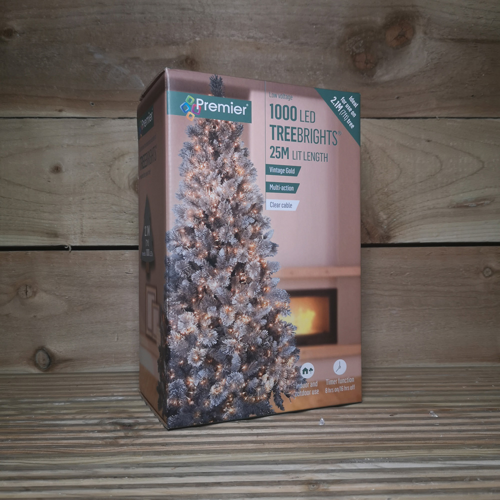 Premier 1000 Vintage Gold LED Multi-Function Clear String Light 25m Image 7