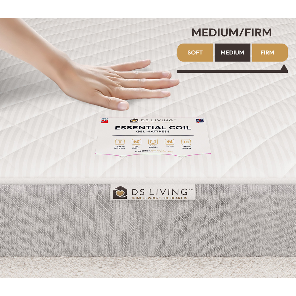 DS Living Tranquil Double 13.5g Bonnell Spring Gel Comfort Layer Mattress Image 5