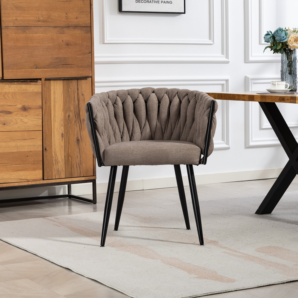 Artemis Home Aneta Set of 2 Brown Dining Chairs Image 3