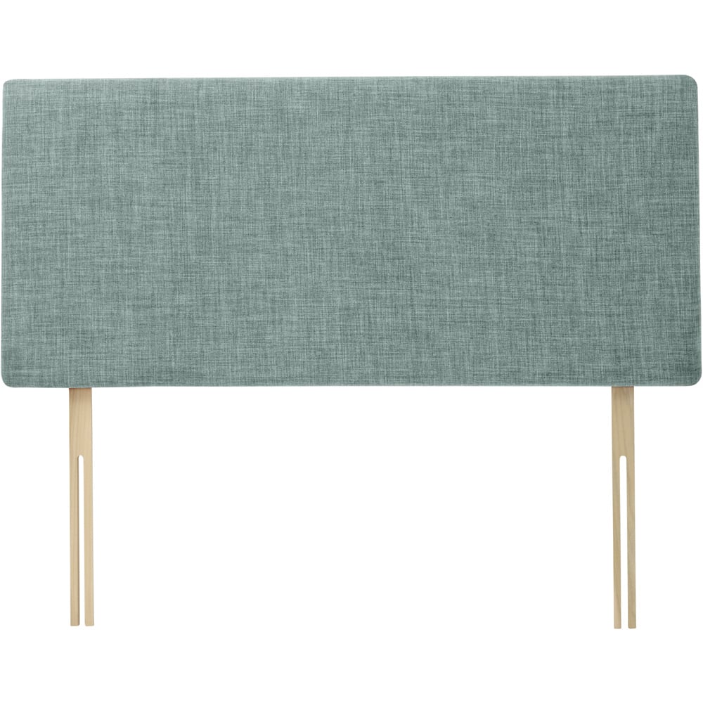 Bedmaster Valencia Single Duck Egg Linen Plain Headboard Image 2
