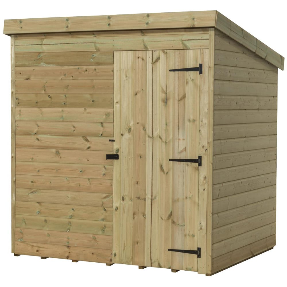 Empire Sheds 1000 6 x 4ft Single Door Tongue and Groove Pent Garden Shed Image 1