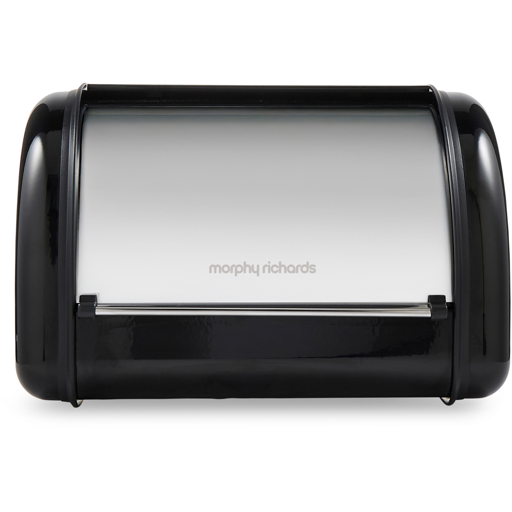 Morphy Richards Equip 8L Black Compact Bread Bin Image 3