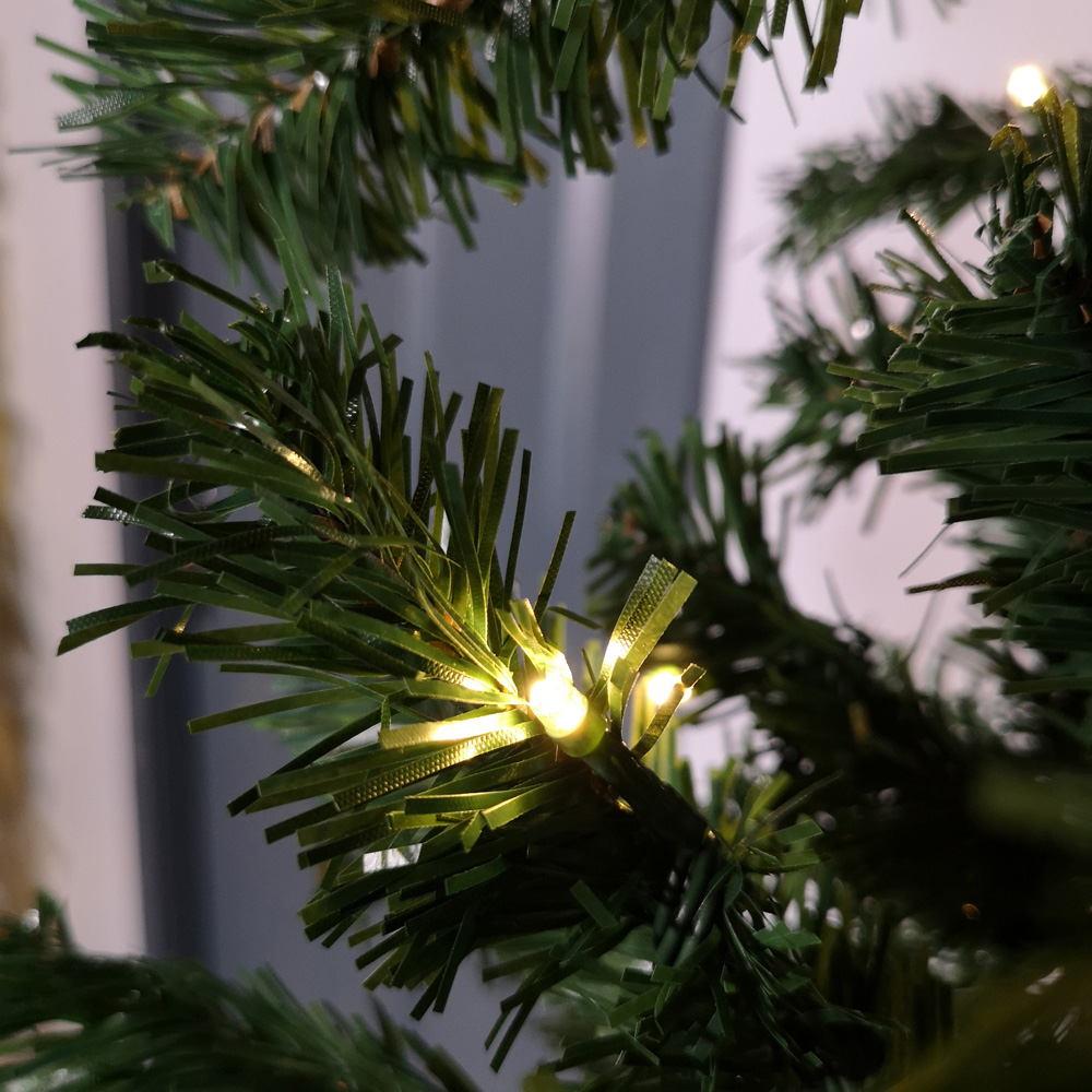 Premier Green Pre Lit Indoor and Outdoor Christmas Tree Arch 8ft Image 5