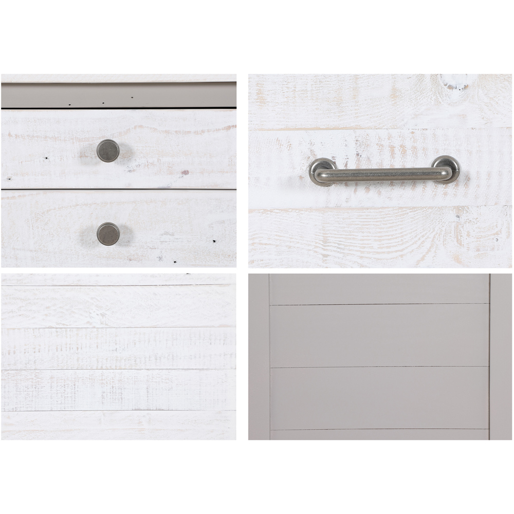 Baumhaus Greystone Low Square Grey Coffee Table Image 4