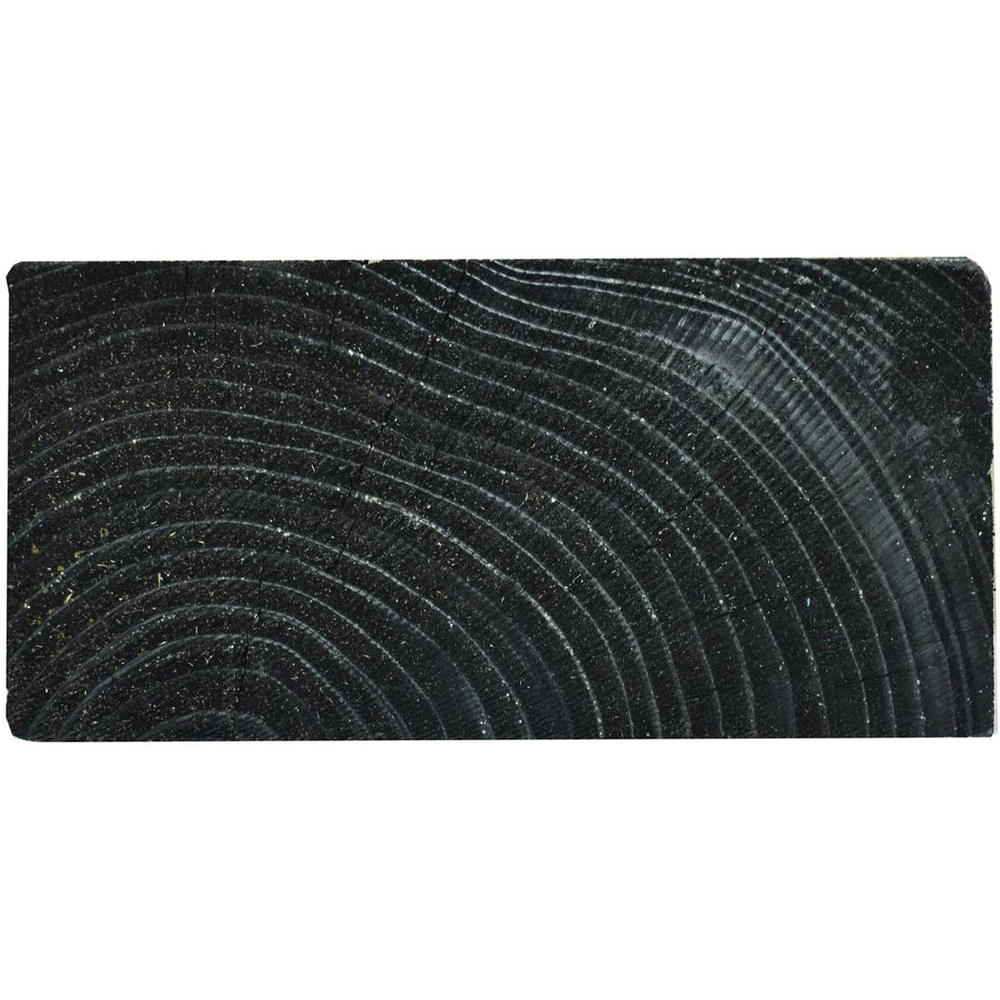 Snowdon Timber Black Pressure Treated Garden Sleeper 2.4m x 195mm 10 Pack Image 4