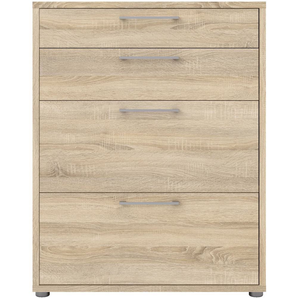 Florence 4 Drawer Oak Office Storage Image 3
