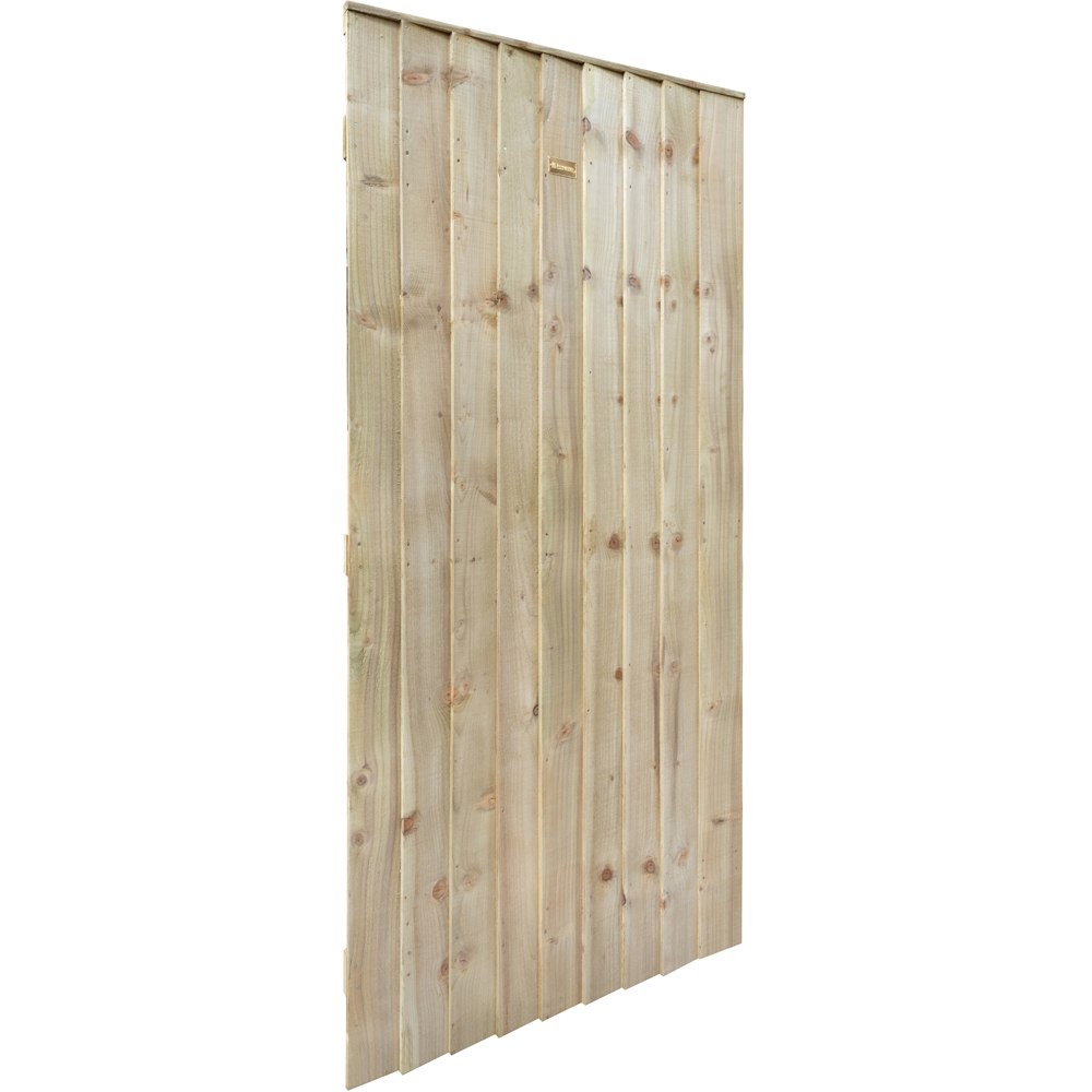 Rowlinson Featheredge Square Top Wooden Gate Image 3