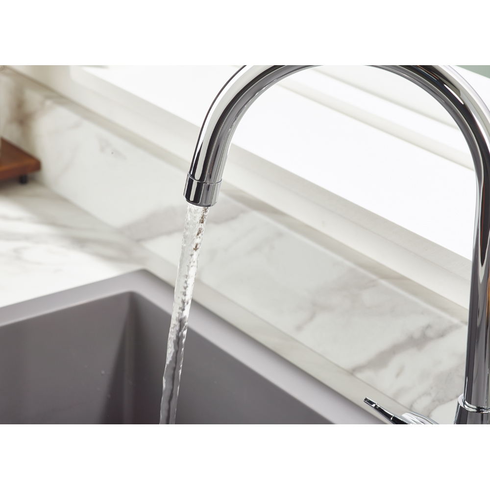 Bristan Easyfit Echo Chrome Kitchen Mono Sink Mixer Tap Image 4