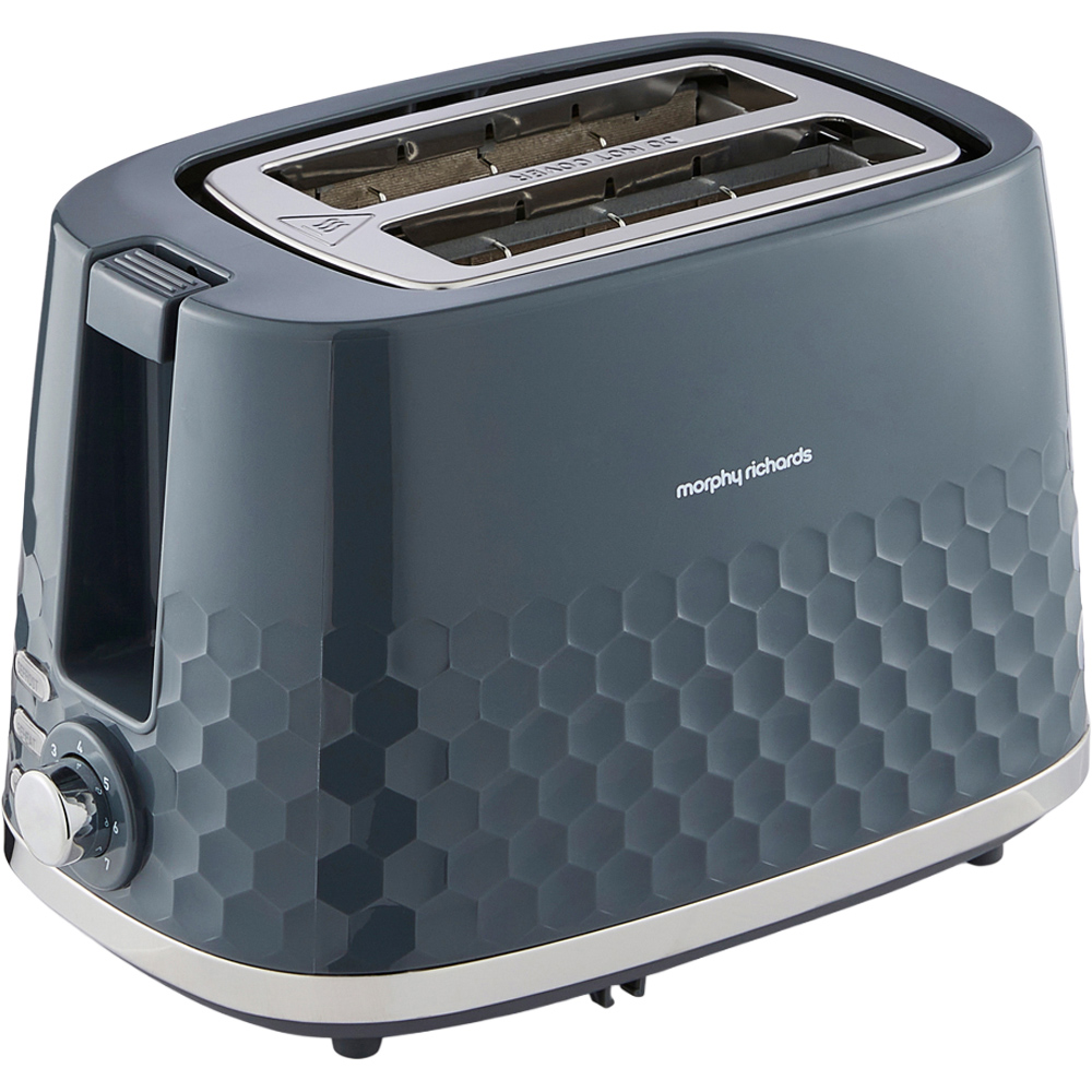 Morphy Richards Hive 220033 Grey 2 Slice Toaster Image 1