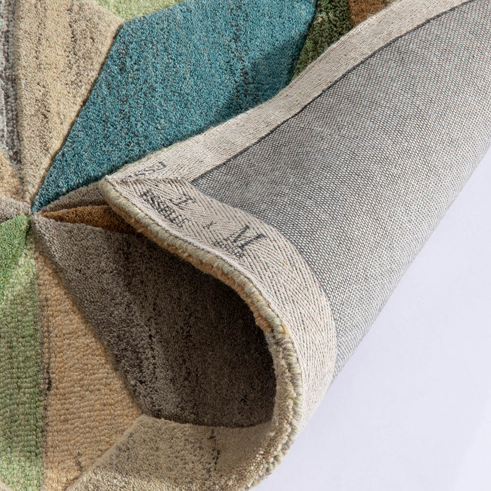 Esselle Home Lilianna Embossed Wool Rug 160 x 230cm Image 4