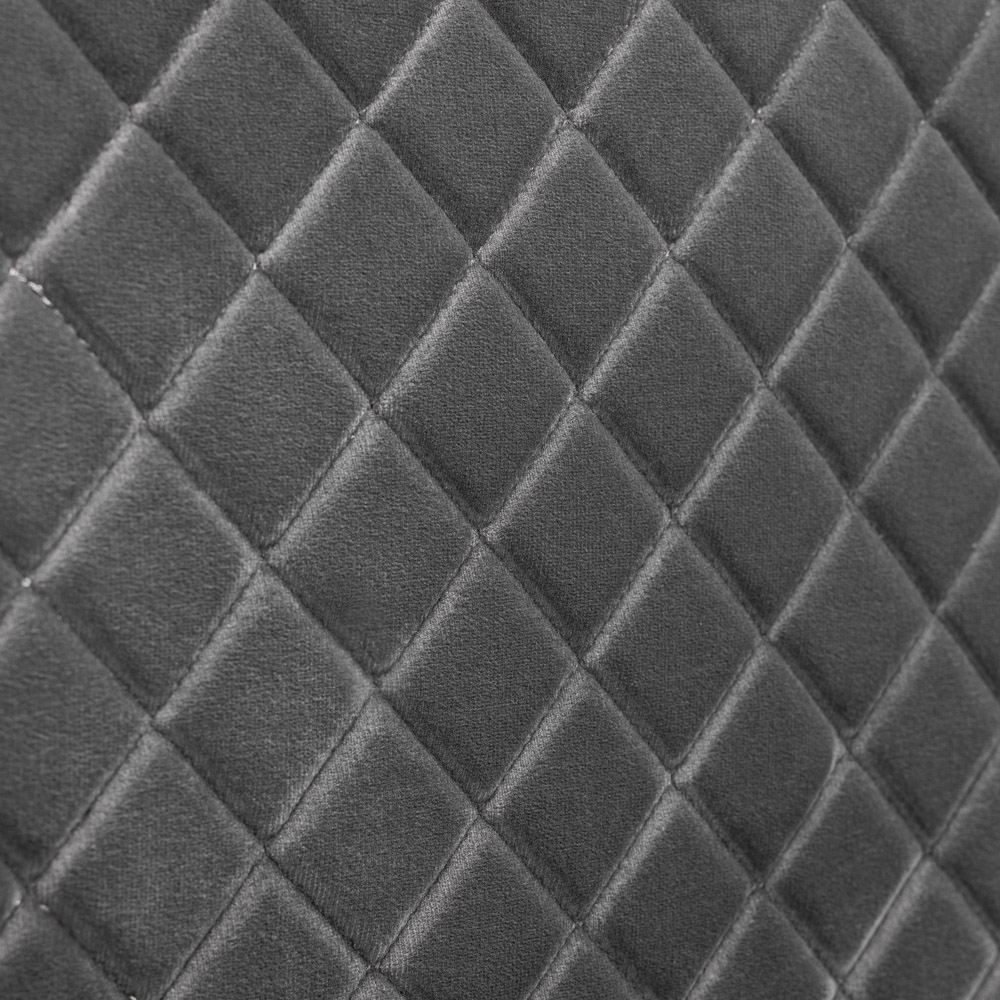 Julian Bowen Sanderson Double Grey Velvet Bed Frame Image 6