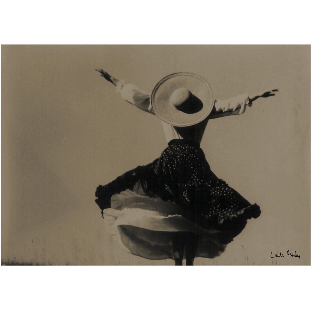 Laura Ashley Archive Fashion Photography Black Frame Wall Art 50 x 70cm Image 4