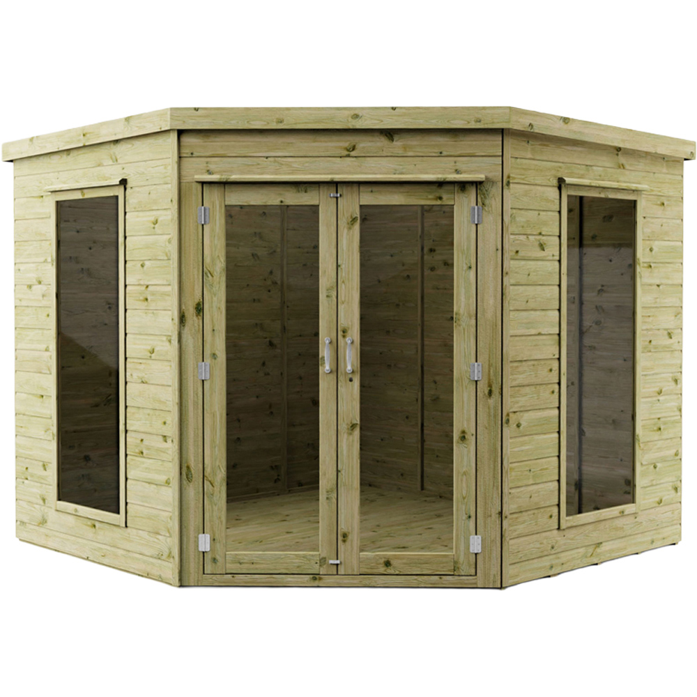 Mercia 8 x 8ft Double Door Premium Corner Summerhouse Image 3