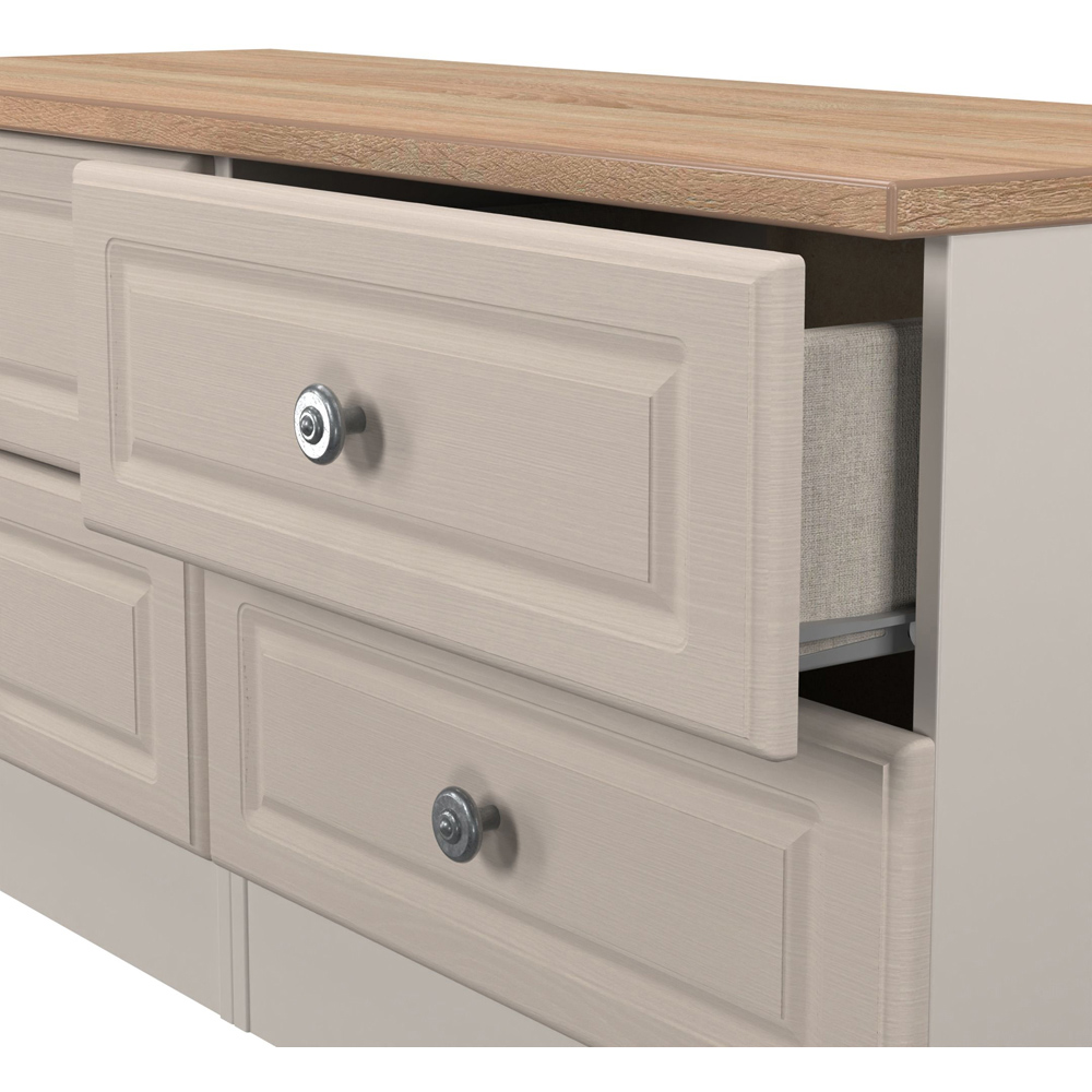 Crowndale Norfolk 4 Drawer Kashmir Ash and Bardolino Oak Bed Box Ready Assembled Image 5