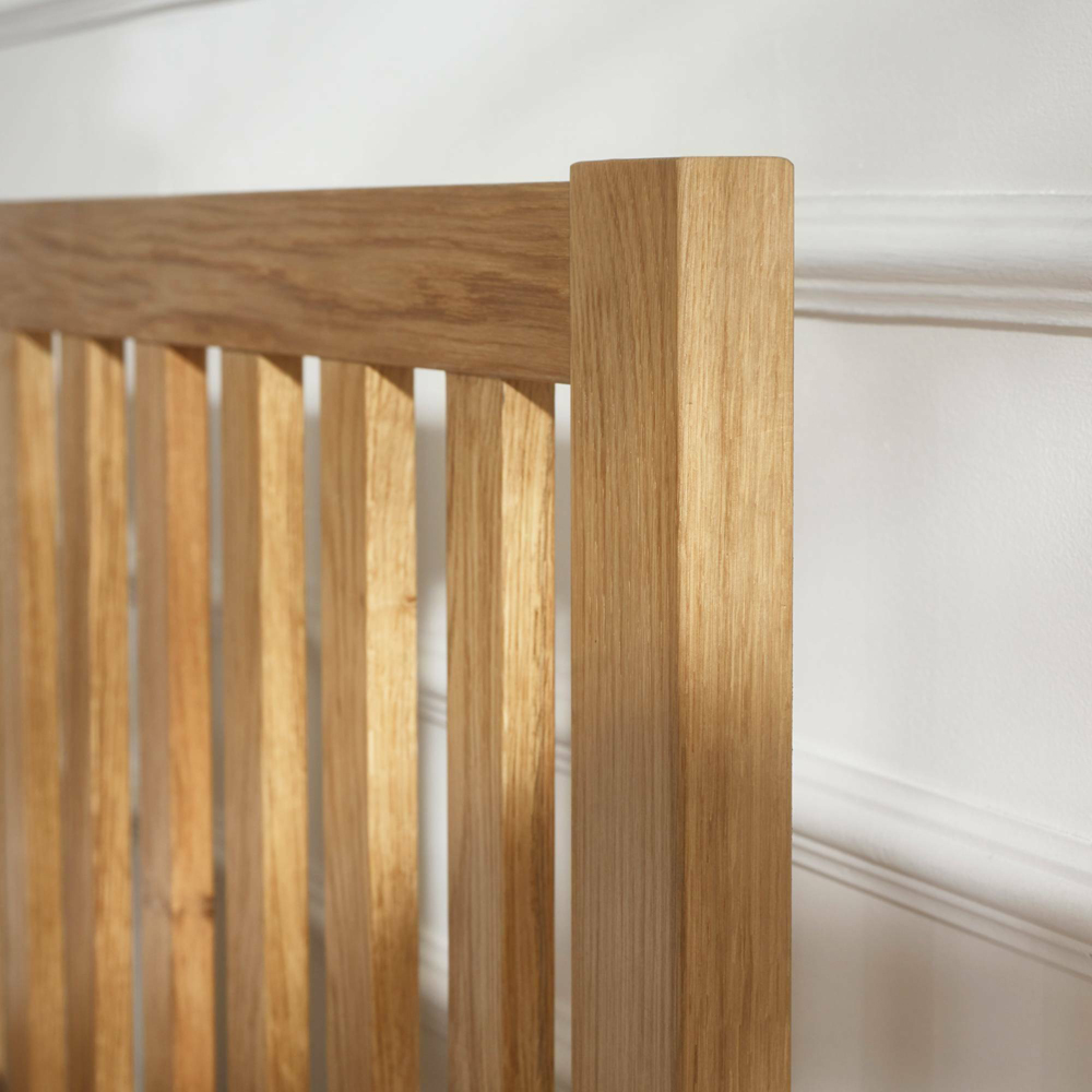 Julian Bowen Coxmoor King Size Oak Bed Image 7