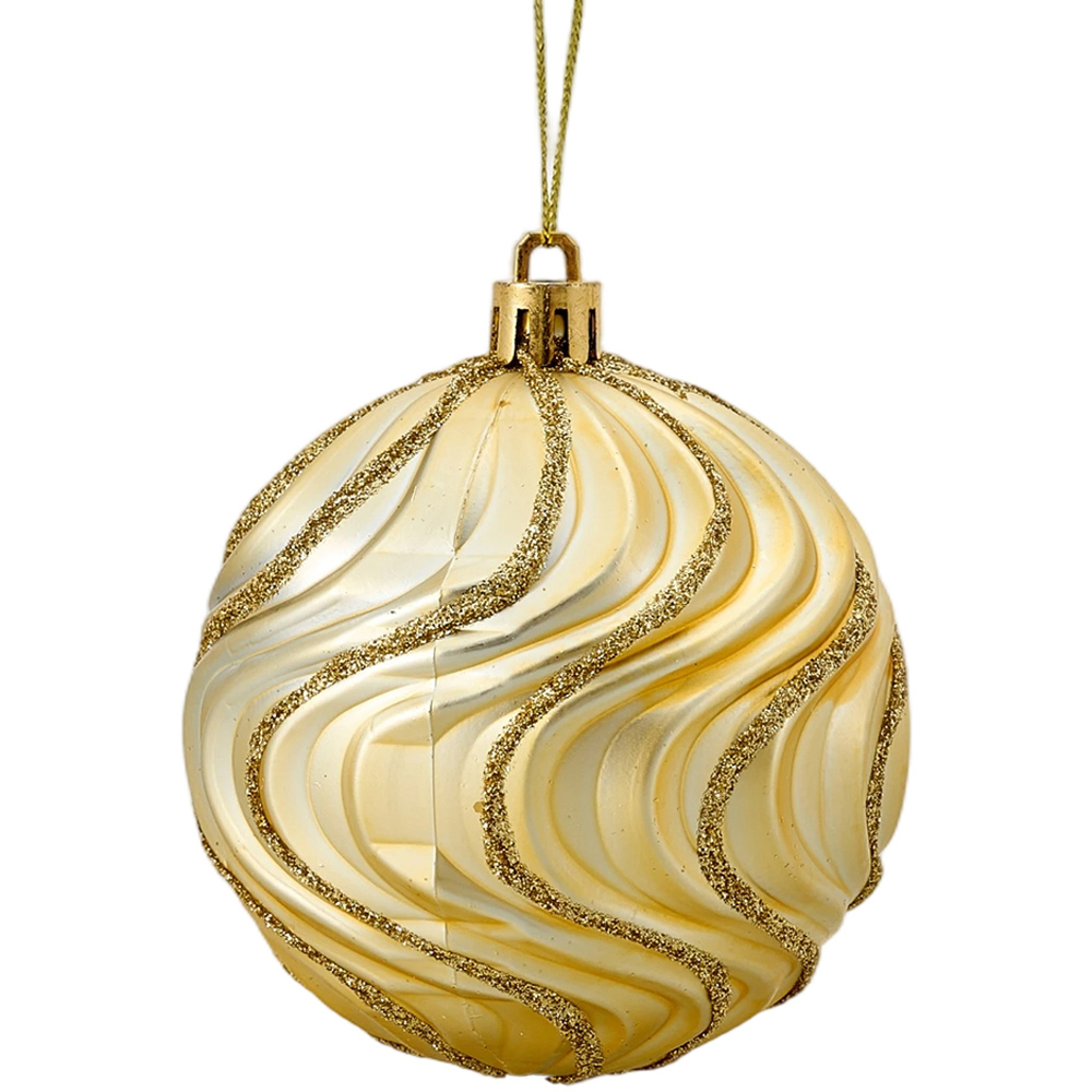 Living and Home 16 Piece Red and Gold Christmas Bauble Set with Storage Box Image 6