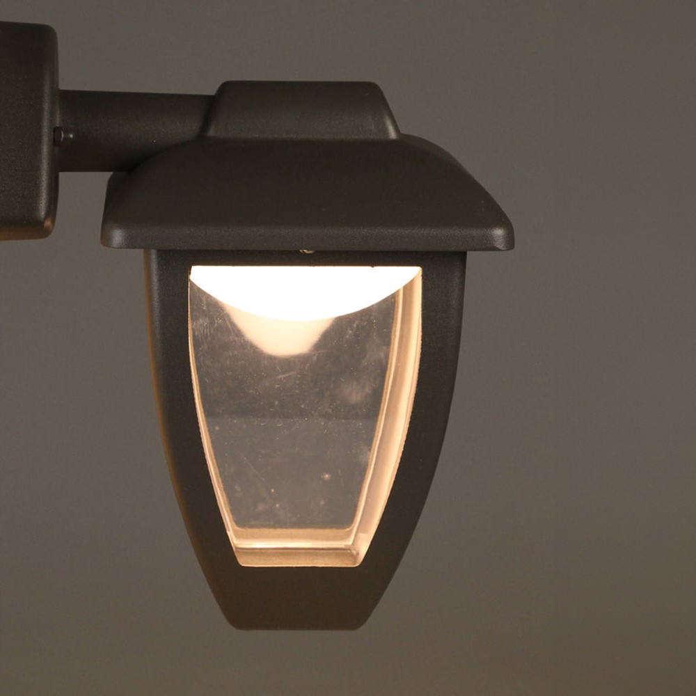 Luxform Luxembourg Anthracite Down Wall Light Image 2