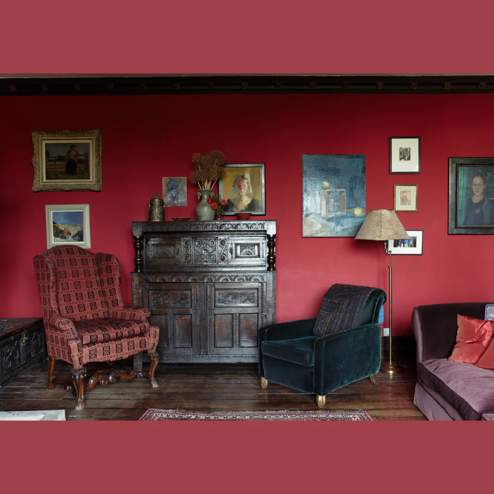 Farrow & Ball Dead Flat Rectory Red Matt Paint 5L Image 4