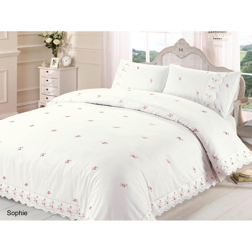 Rapport Home Sophie Double Cream Duvet Set Image 2