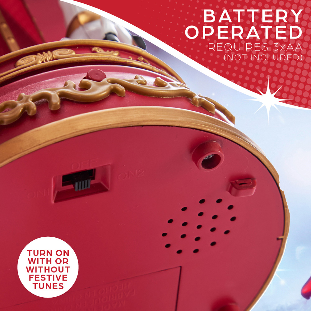 The Christmas Workshop LED Rotating Carousel Decoration Ornament with Classic Carols Image 7