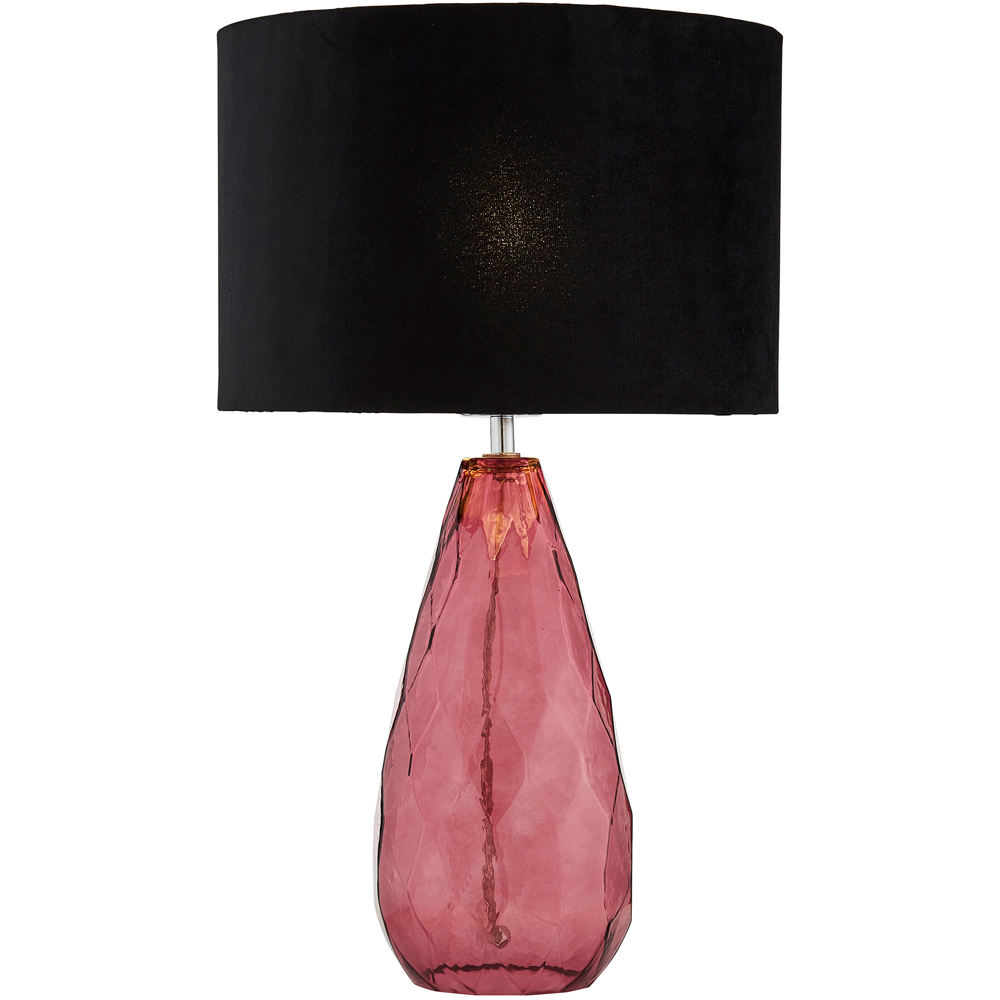 Inlight Wynter Plum Glass Table Lamp Image 1