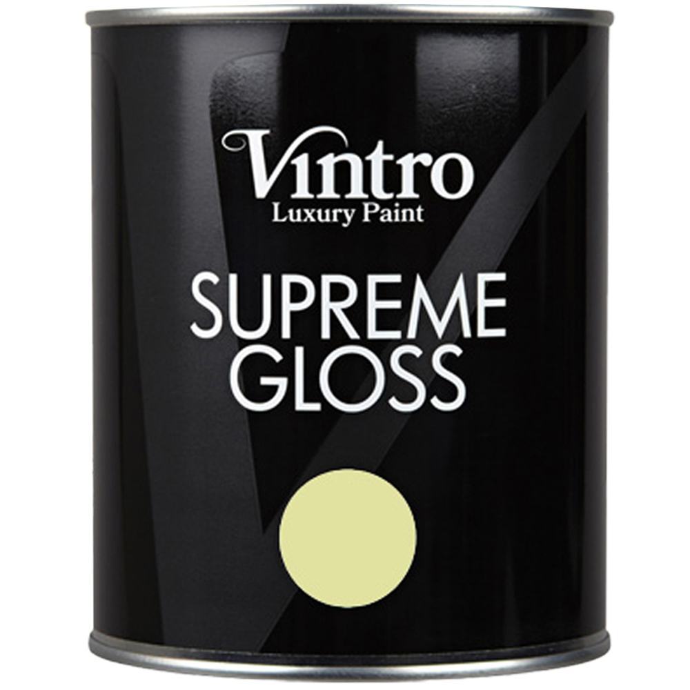 Vintro Paint Walls and Ceilings Citron Gloss Paint 1L Image 2