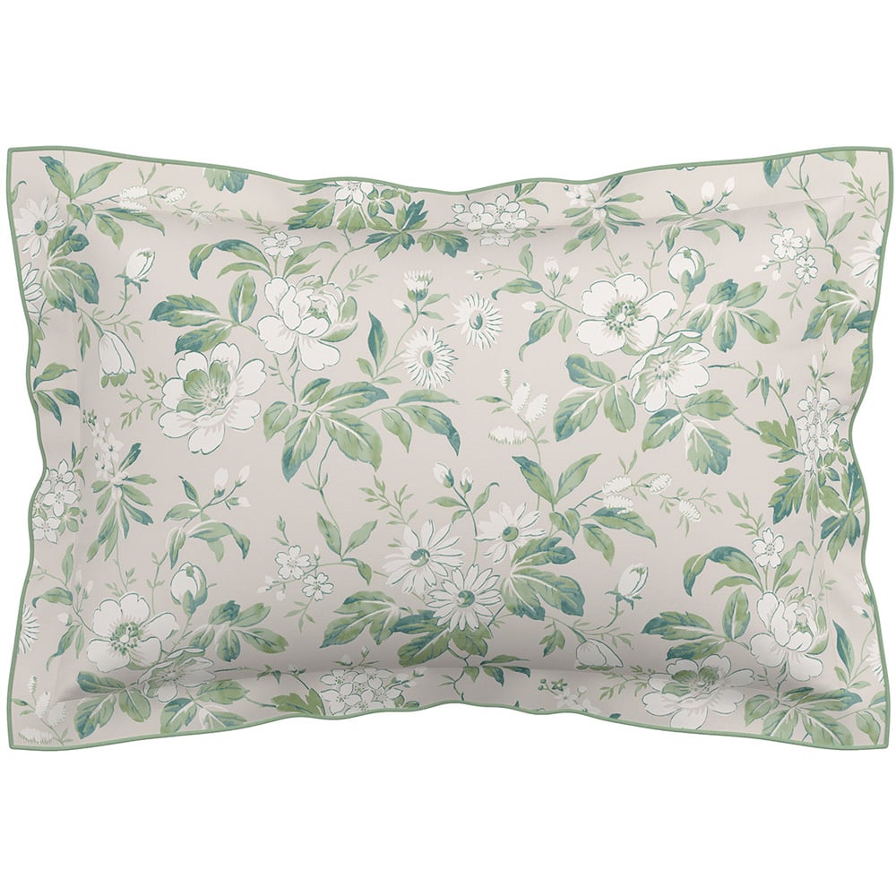V&A Briar Bloom Single Green Duvet Set Image 3