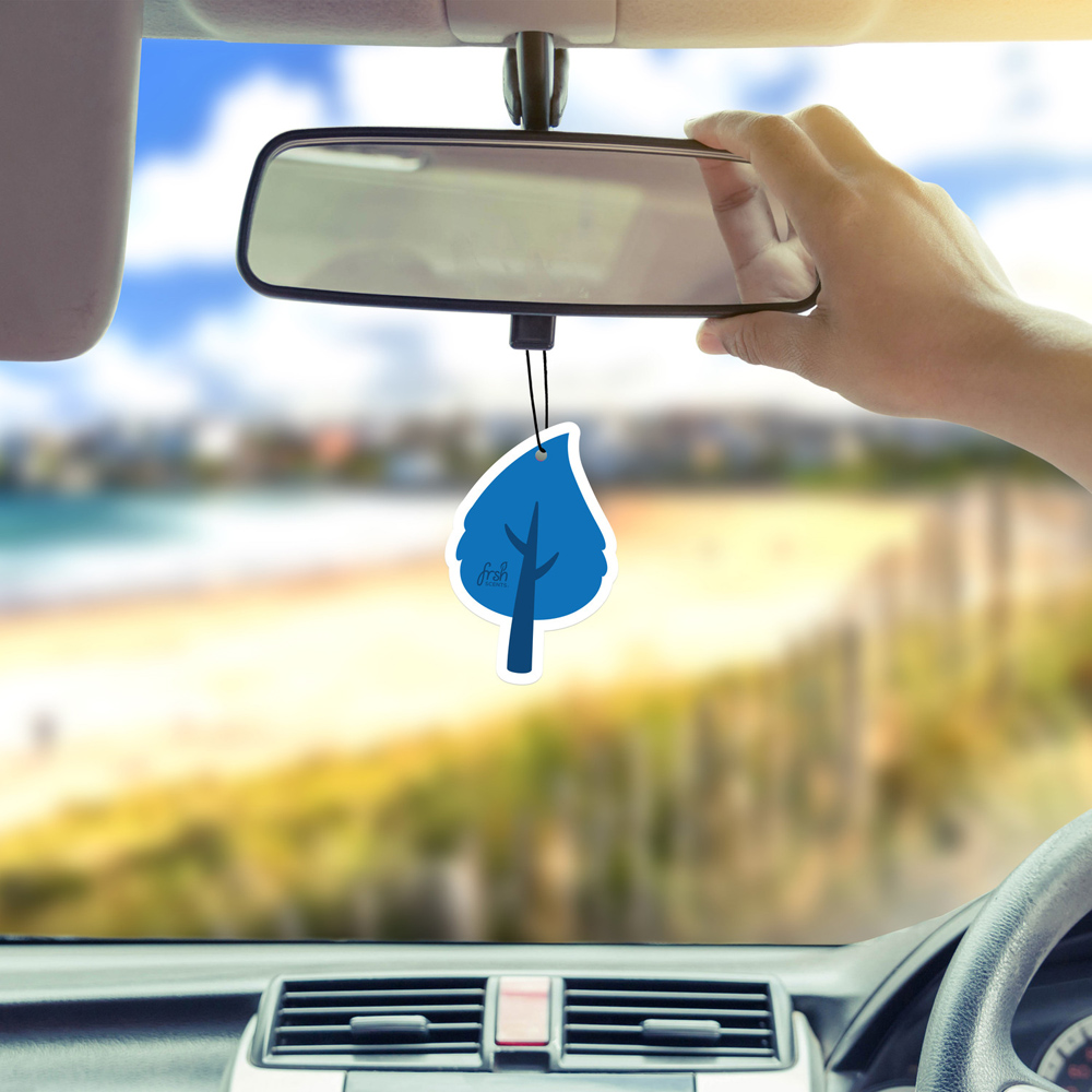 Frsh Scents Leaf Shaped Car Air Freshener New Car Image 2