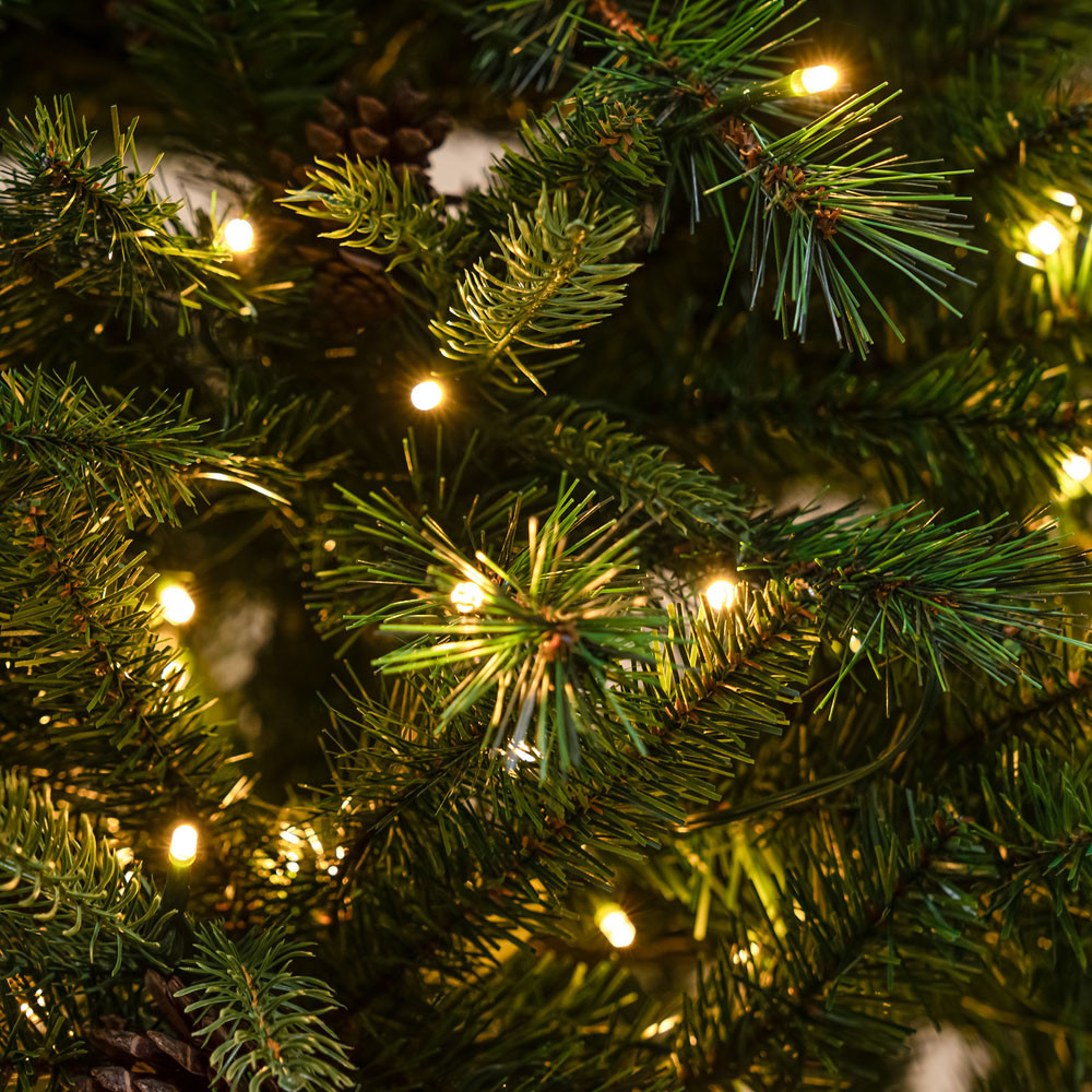 The Christmas Centre Arundel Warm White LED Pre-Lit Pine Artificial Xmas Tree 6.5ft Image 3