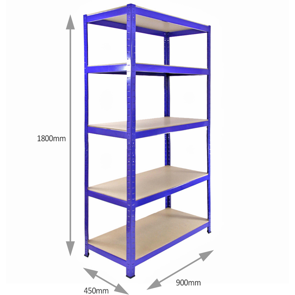 Monstershop Blue Storage Racks 90cm 5 Pack Image 7