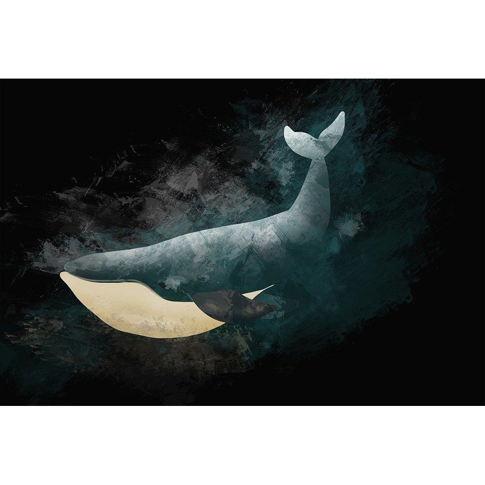 A.S Creation Whale Dark Digital Mural Image 2