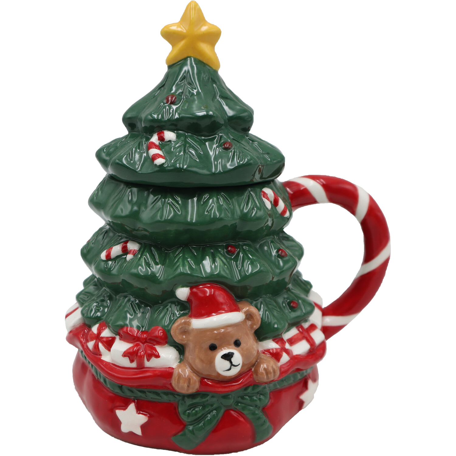 Santa Sack Christmas Tree Mug Image