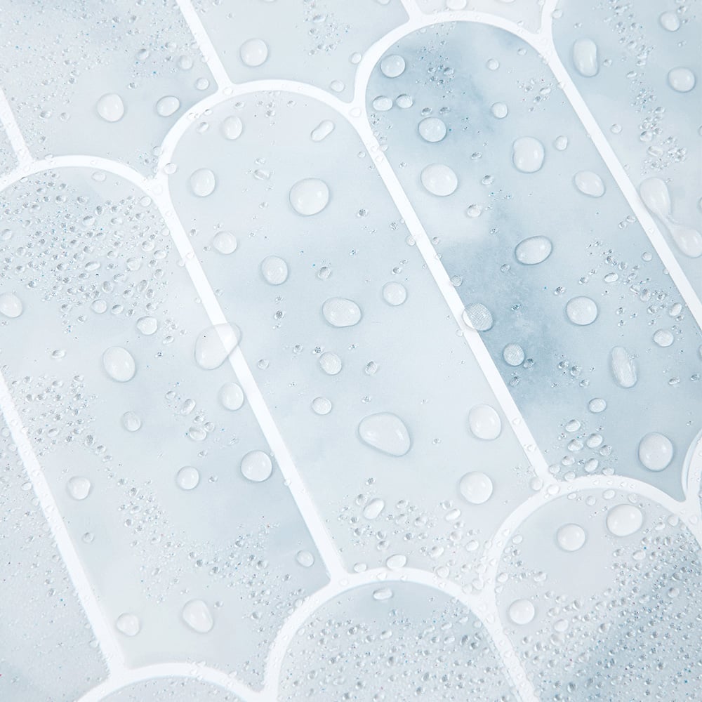 Living and Home Light Blue Arch Self Adhesive Wall Sticker 10 Pack Image 6