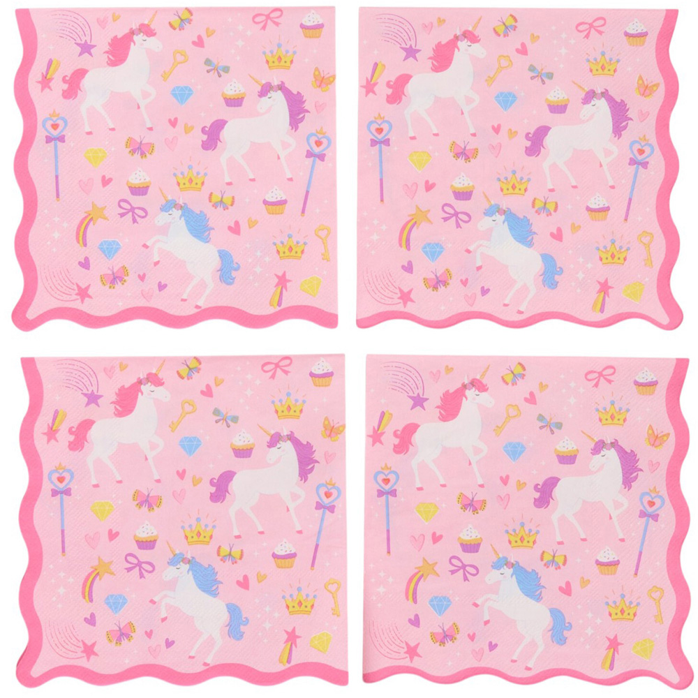 Pack of 20 Unicorn Napkins Image 5