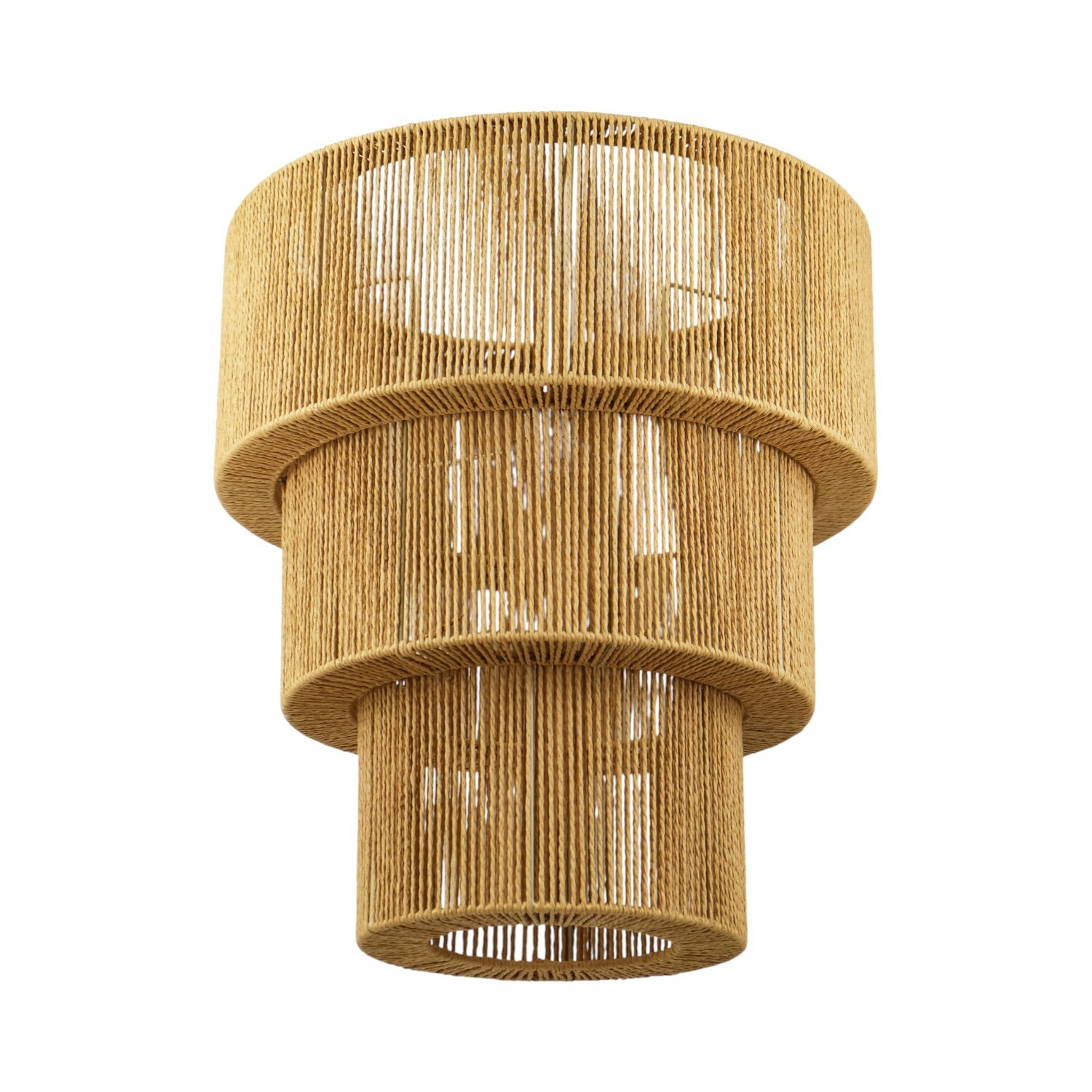3 Tier Rope Shade Brown Image 5